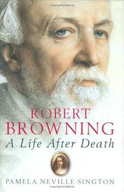 Front cover of Robert Browning by Pamela Neville-Sington