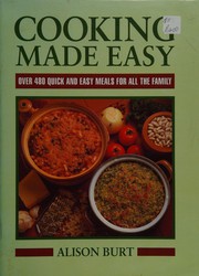 Cover of Cooking made easy by Alison Burt