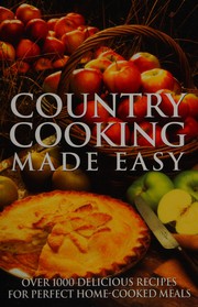 Front cover of Country cooking made easy by Firefly Books