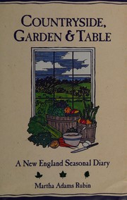 Front cover of Countryside, garden and table by Martha Adams Rubin