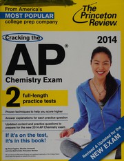 Front cover of Cracking the AP chemistry exam by Paul Foglino