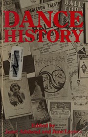 Front cover of Dance history by Janet Adshead-Lansdale