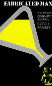 Cover of Fabricated man by Paul Ramsey