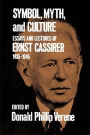 Cover of Symbol, Myth, and Culture by Ernst Cassirer