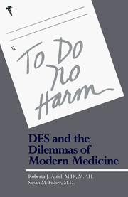 Cover of To do no harm by Apfel, Roberta J.
