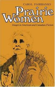 Front cover of Prairie women by Carol Fairbanks