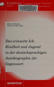 Cover of Das erinnerte Ich by Martin Bollacher