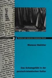 Cover of Das Schamgefühl in der persisch-islamischen Kultur by Mansour Bakhtiar