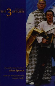 Front cover of David Lindsay's The 3 estaites by Sir David Lindsay