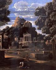 Front cover of Art and architecture in France, 1500-1700 by Anthony Blunt