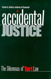 Cover of Accidental Justice by Peter A. Bell