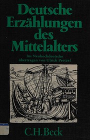 Front cover of Deutsche Erzählungen des Mittelalters by Ulrich Pretzel