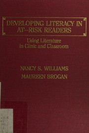 Cover of Developing literacy in at-risk readers by Nancy S. Williams