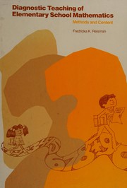Front cover of Diagnostic teaching of elementary school mathematics by Fredricka K. Reisman