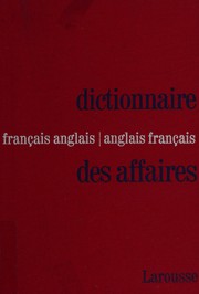 Front cover of Dictionnaire des affaires by Michel Péron
