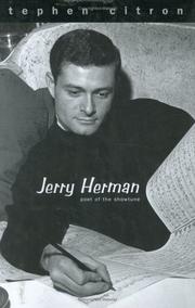 Cover of Jerry Herman by Stephen Citron