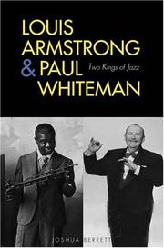 Front cover of Louis Armstrong and Paul Whiteman by Joshua Berrett