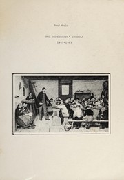 Cover of DND dependants' schools, 1921-1983 by René Morin