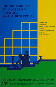Cover of Doctrina social de la Iglesia y economía para el desarrollo by Nicolás Ardito Barletta