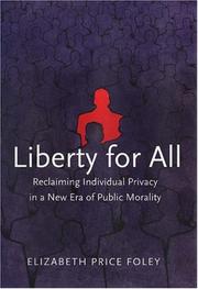 Front cover of Liberty for all by Elizabeth Price Foley
