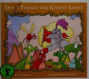 Front cover of Don't forget the knight light by Tina Gagliardi