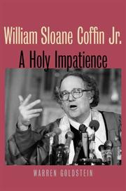 Cover of William Sloane Coffin Jr by Warren Goldstein