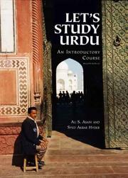 Cover of Let's study Urdu = by Ali S. Asani