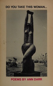 Front cover of Do you take this woman-- by Ann Darr