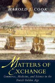 Front cover of Matters of Exchange by Harold J. Cook