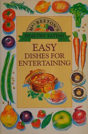Cover of Easy dishes for entertaining by Isabella Beeton