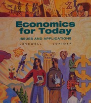 Front cover of Economics for today by Mark A. Lovewell