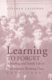Cover of Learning to forget by Stephen Lassonde
