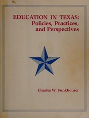 Cover of Education in Texas by Charles W Funkhouser