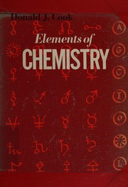 Front cover of Elements of chemistry by Donald Jack Cook