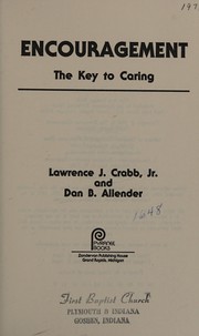 Cover of Encouragement by Lawrence J. Crabb