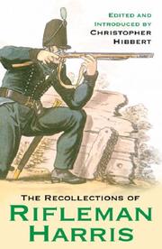 Front cover of Recollections of rifleman Harris by Benjamin Harris