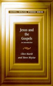 Cover of Jesus and the Gospels by Clive Marsh