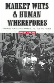 Cover of Market whys and human wherefores by David E. Jenkins