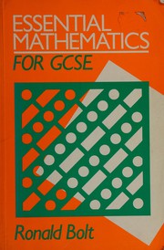 Cover of Essential Mathematics for GCSE by Ronald Leonard Bolt