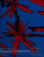 Front cover of Essentials of general chemistry by William  Albert Robinson