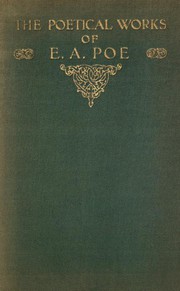 Front cover of The Complete Poetical Works of Edgar Allan Poe with three essays on poetry by Edgar Allan Poe