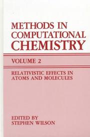 Cover of Methods in Computational Chemistry by S. Wilson