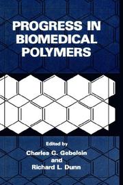 Front cover of Progress in biomedical polymers by American Chemical Society Symposium on Progress in Biomedical Polymers (1988 Los Angeles, Calif.)
