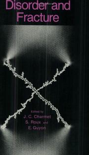 Front cover of Disorder and fracture by NATO Advanced Study Institute on Disorder and Fracture (1989 Cargèse, France)