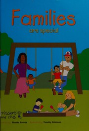 Front cover of Families are special by Rhonda R. Reeves