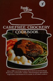 Cover of Family Circle carefree crockery cookbook by Family Circle