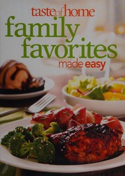 Front cover of Family favorites made easy by Catherine Cassidy