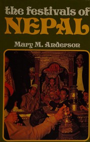 Front cover of The festivals of Nepal by Anderson, Mary M.