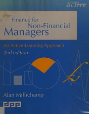 Cover of Finance for Non-financial Managers (Promo Active Learning) by A.H. Millichamp