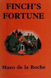 Cover of Finch's Fortune by Mazo de la Roche